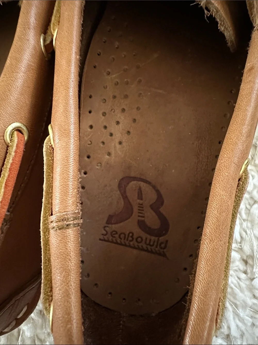 Classic Brown Leather Boat Shoes - Men